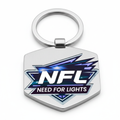 NFL Need for Lights Lightning Badge Keychain